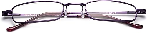 Miniatura 6 de Newbee Fashion - Gafas de lectura ultra compactas con clip de bolsillo portátil, estuche de aluminio, 6 paquetes