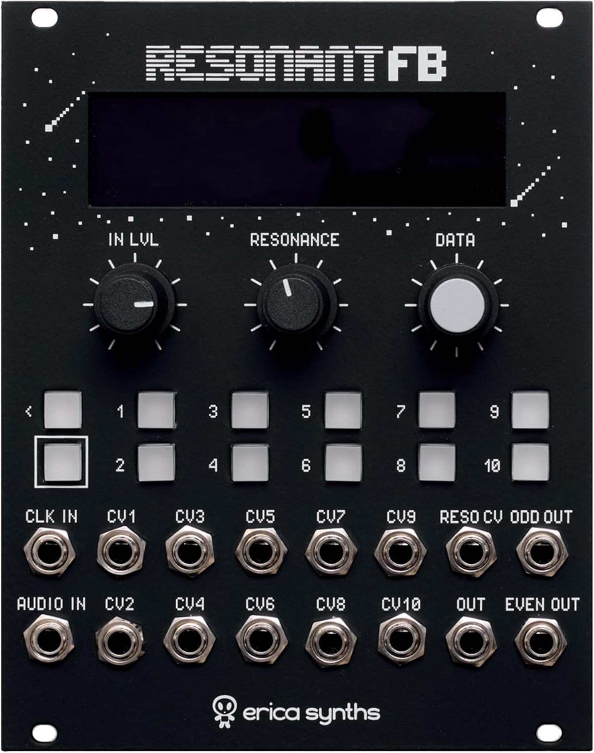 Erica Synths Graphic Resonant FB 10-band Filter Control Eurorack Module
