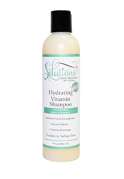 شامبو Nzuri Solutions Hair Regimen Hydrating Vitamin غني بالبيوتين وفيتامين E 8Oz.