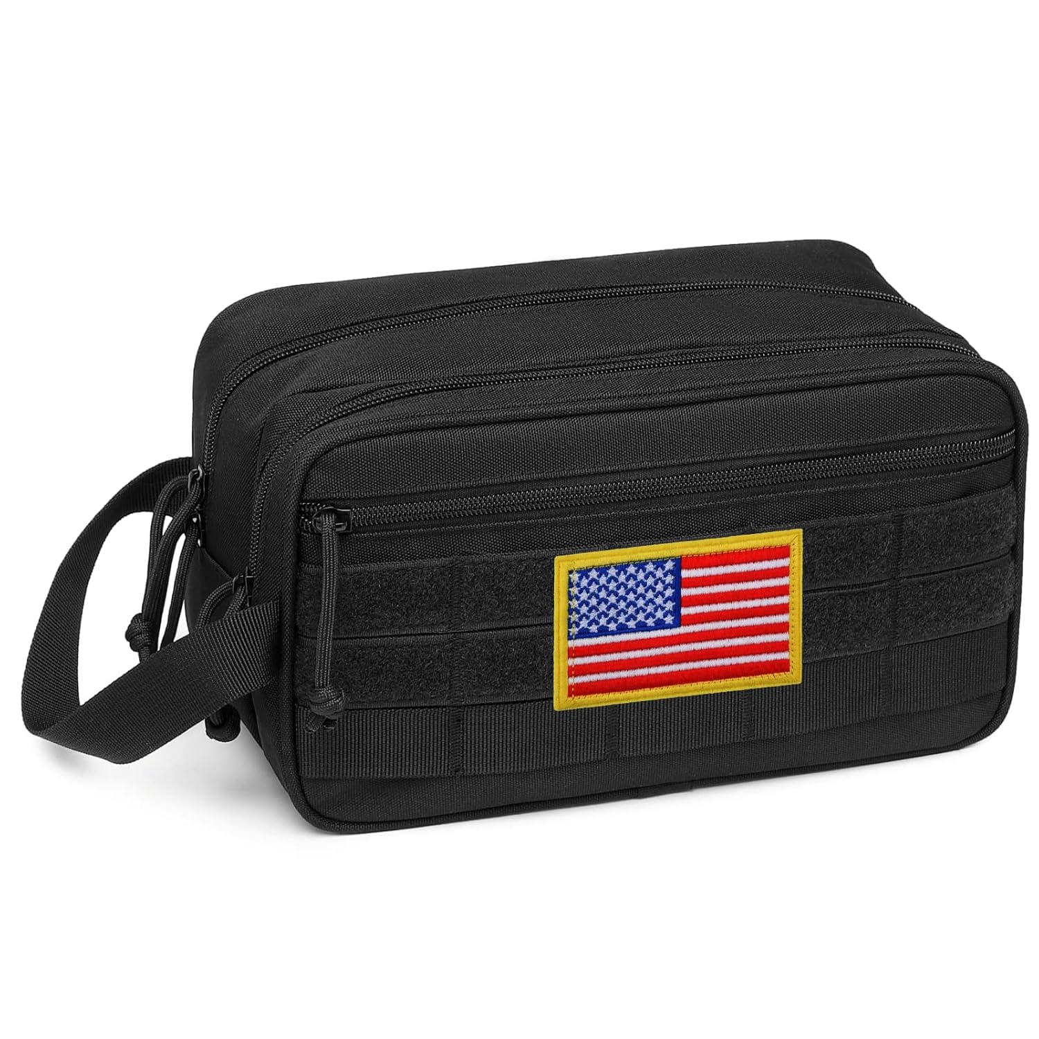 TACTICISM Toiletry Bag for Men - Dry Wet Separate Travel Toiletry Bag Tactical Molle Dopp Kit for Men