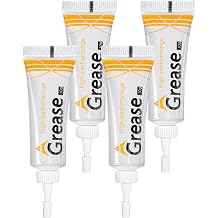 4 Pack Snap & Zipper Lubricant Waterproof Zipper Lube for Metal and Plastic Zippers Universal Zipper Grease Zipper Wax Ideal for Clothes, Wetsuit, Boat Care, Marine Travel, Camping, Drysuit, Gear Bag