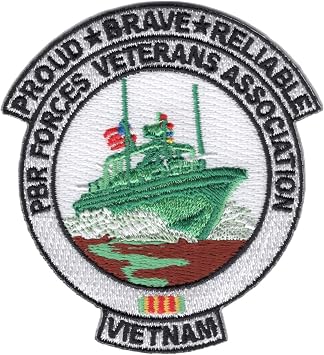 PBR Forces Veterans Association Patrol Boat River Forces Small Collectible Novelty Patch