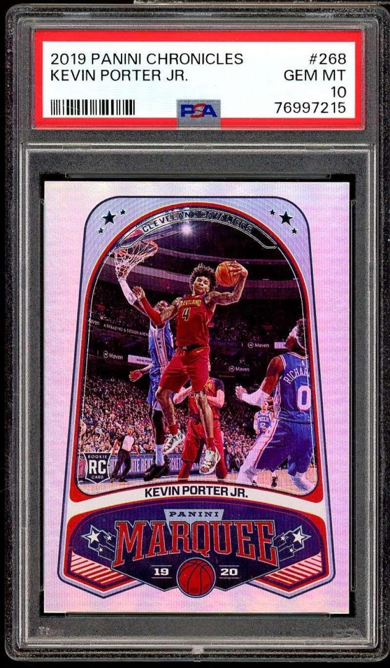 Kevin Porter Jr. Rookie Card 2019-20 Panini Chronicles #268 PSA 10 - Basketball Slabbed Rookie Cards