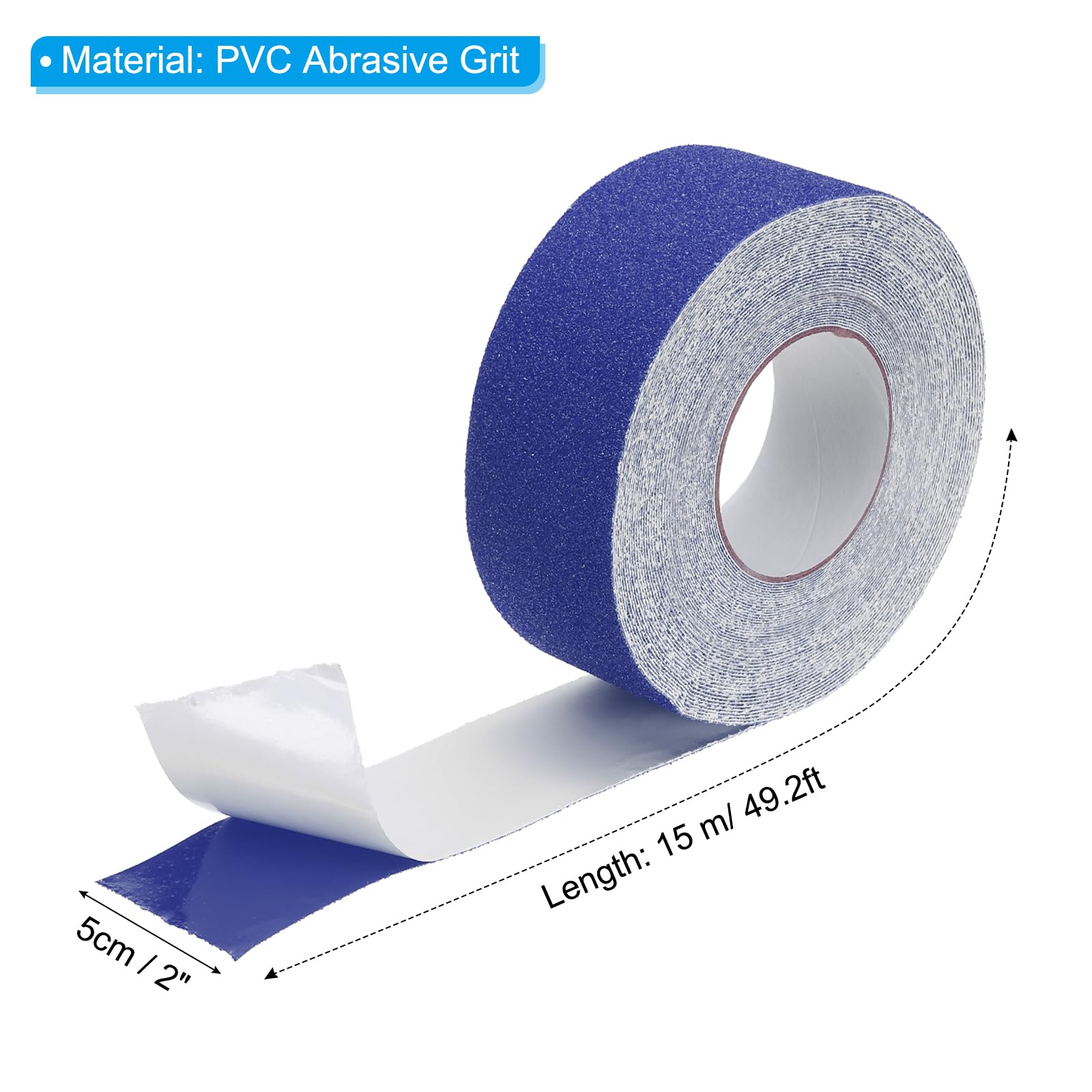 PATIKIL 2 Inch x 49 Ft/5cm x 15m Anti Slip Traction Tape - Image 2