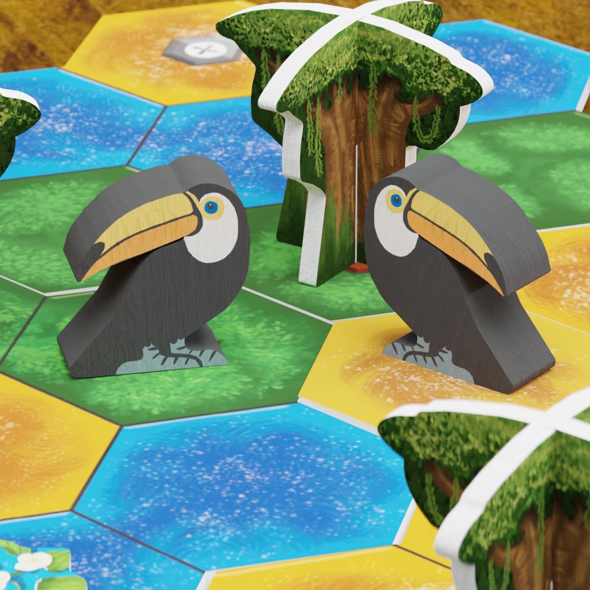 Life of The Amazonia Board Game – Strategic Jungle-Building Game for 1-4 Players, Ages 14+ | 60-150 Min Play | Restore The Jungle, Place Animals & Plants (Standard Edition)