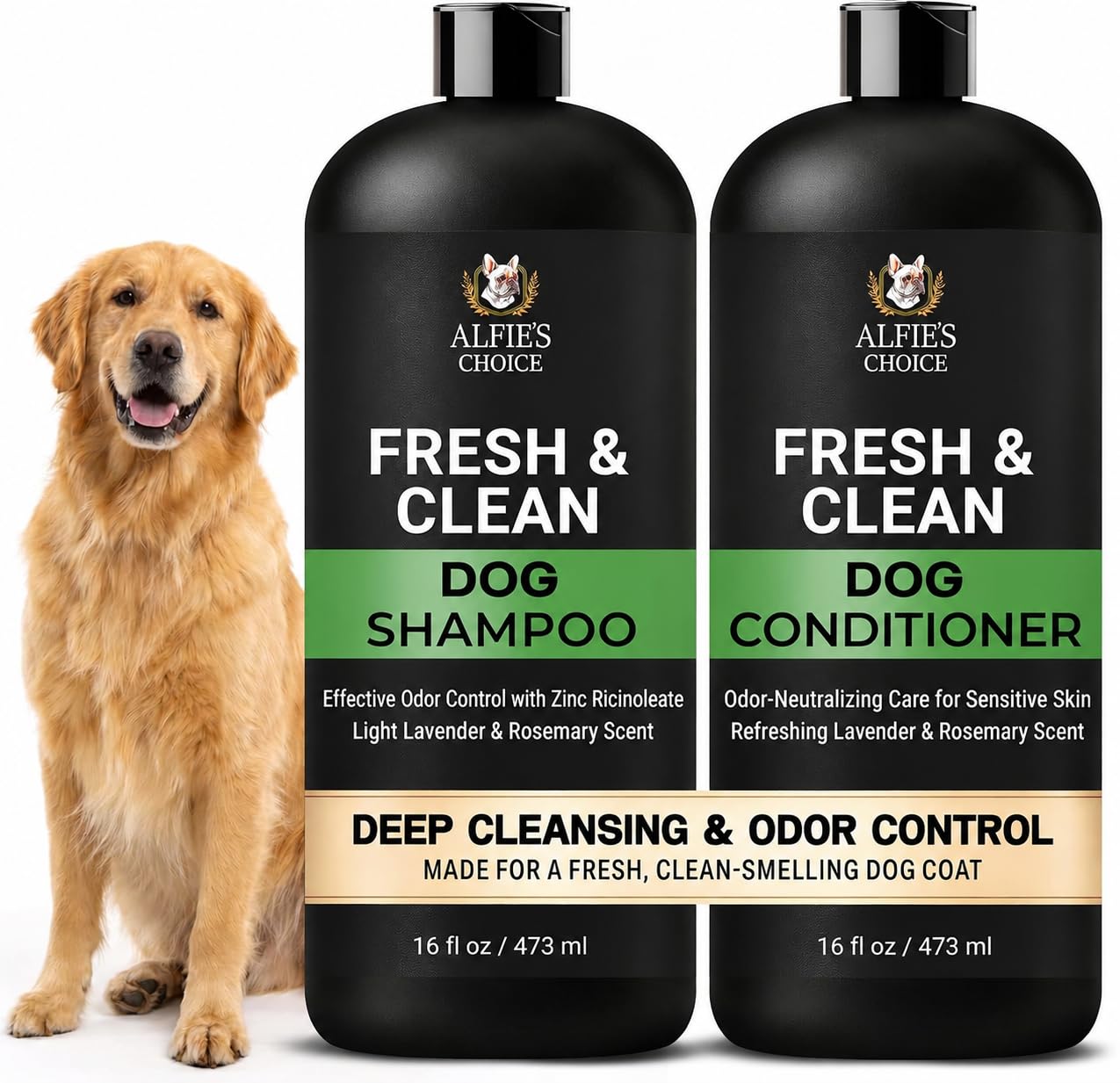 Amazon.com: ALFIE'S CHOICE Dog Shampoo for Smelly Dogs | Fresh
