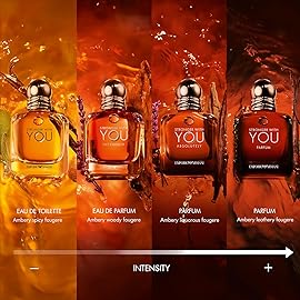 Armani Beauty - Stronger With You - Eau de Toilette - Cologne for Men - Warm Spicy Fragrance - Chestnut, Lavender, Tender Sage, Vanilla Notes - 5.1 Fl Oz