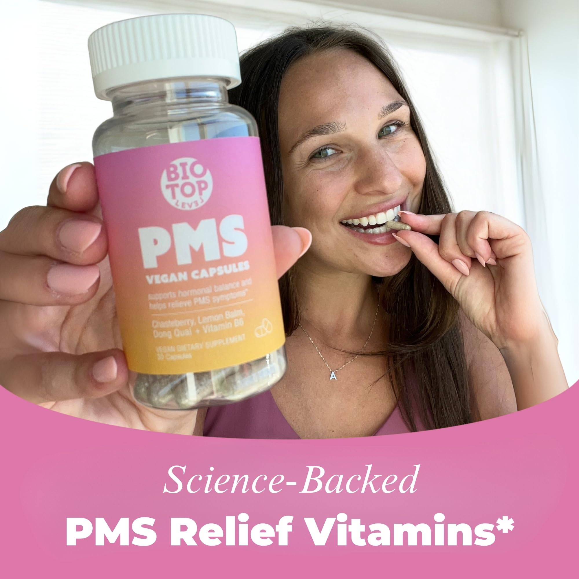 PMS Support for Cramps, Bloating, Breakouts & Mood - 30 Capsules — Amazon image 3