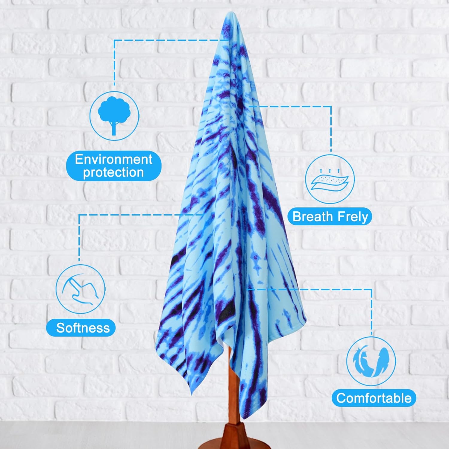 2 Packs Oversized Beach Towels Set 36 x 72 in Boho Extra Large Soft Big XL Clearance Swim Pool Towel Bulk for Adults Women Men Essentials Cruise Accessories Must Haves Vacation Stuff Necessities