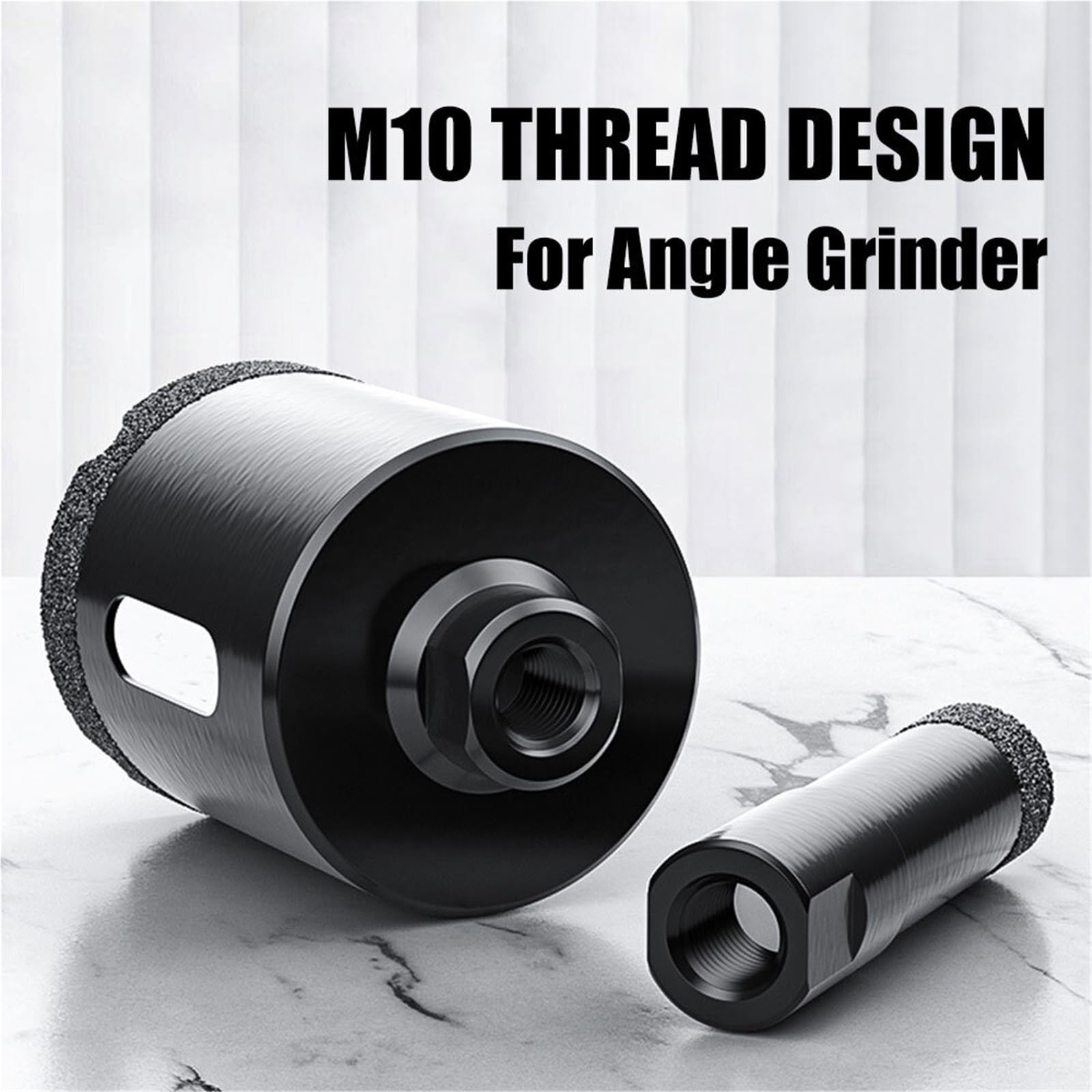 1Pc M10 6-100mm Punta Da Trapano A Secco Con Nucleo Brasato Diamantato For Piastrelle In Gres Porcellanato, Marmo, Vetro, Granito, Saw A Tazza Da Taglio(80mm)