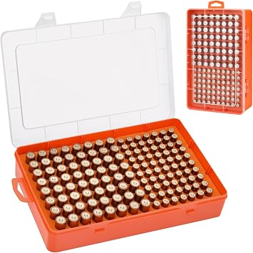Xuerdon 134-Slot Battery Organizer Storage Case for AA and AAA Batteries