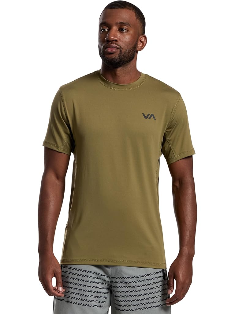 Olive RVCA Sport Vent Short Sleeve