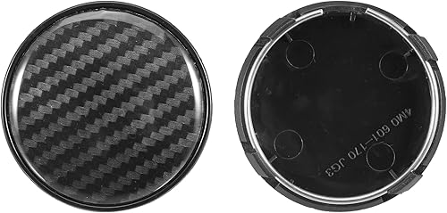 Miniatura 6 de X AUTOHAUX Tapacubos centrales de rueda de 2.362 in y 2.402 in, cubre llantas universales, piezas de tapa de cubo para coche, color negro