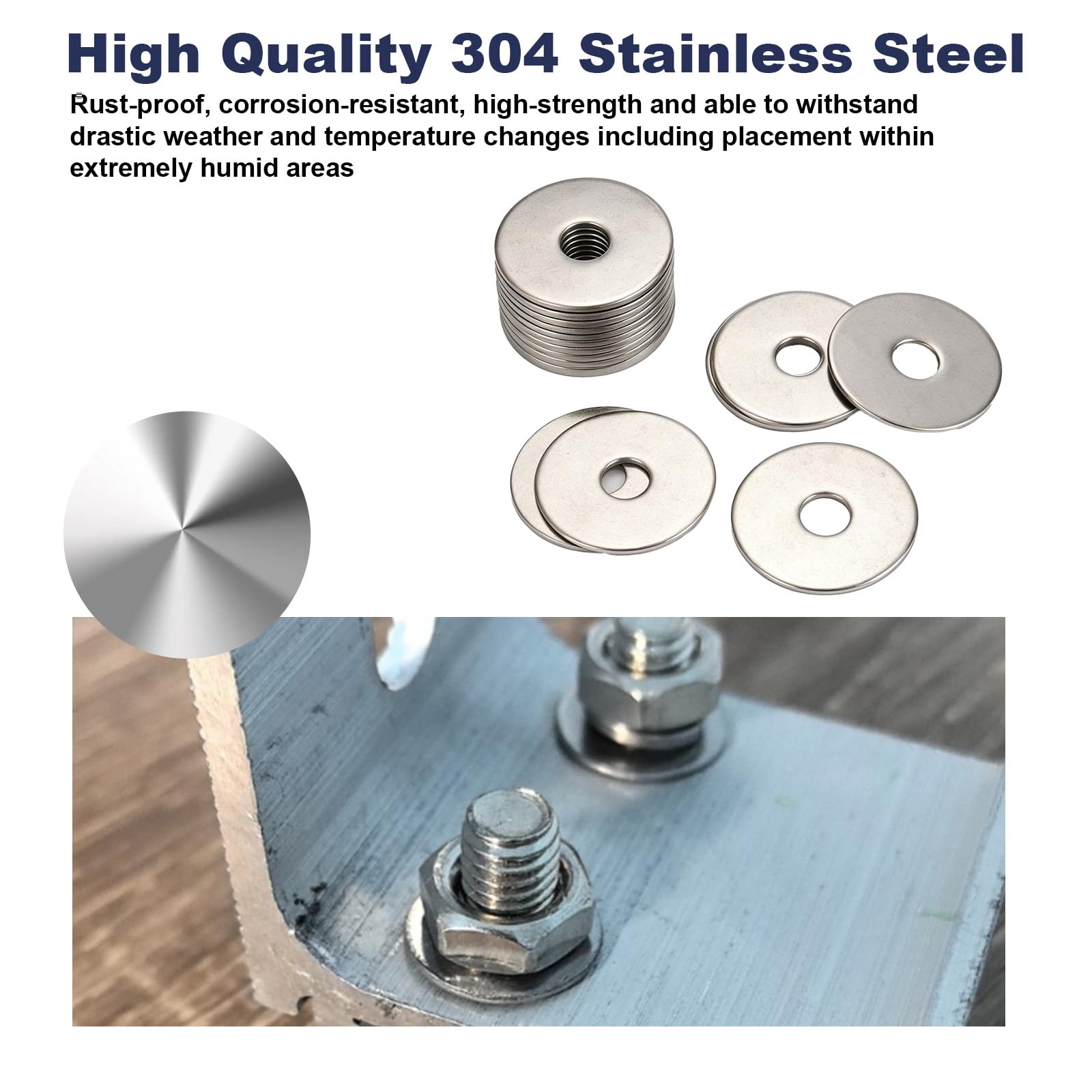 Stainless Steel Washers - 116 PCS Fender Washers -3