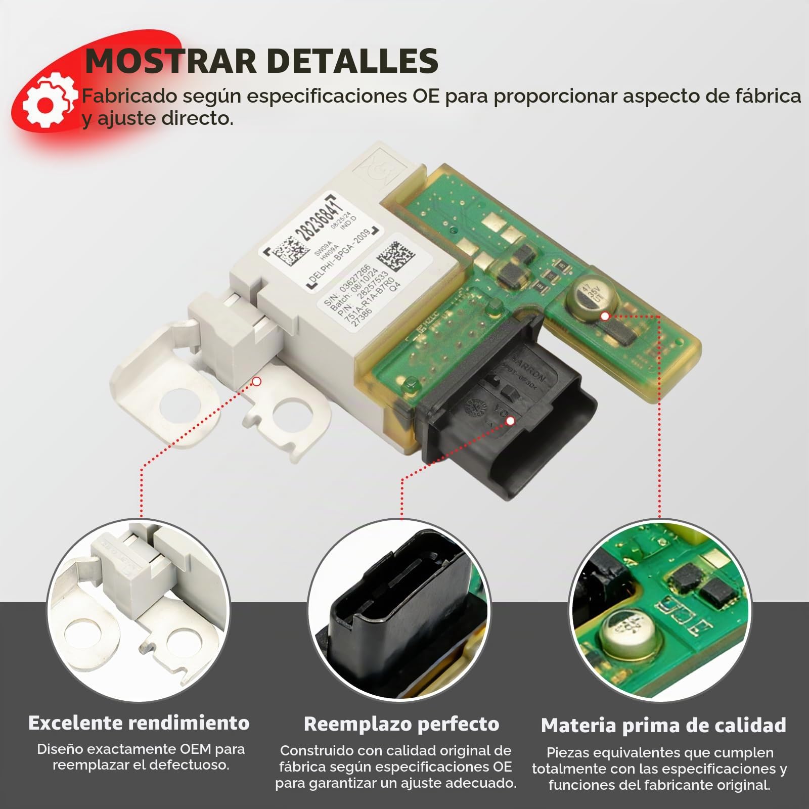28236841 Caja de Fusibles 308SW 308CC 3008 RCZ 5008 C4 Picasso 1.6 2.0 HDI
