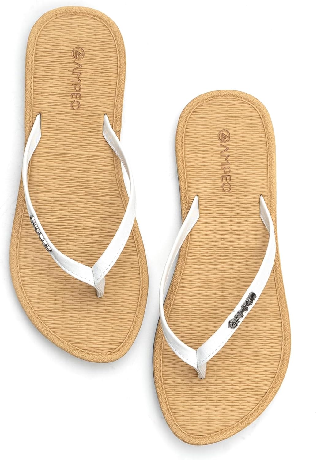 Ampeo Women’s Flip Flops Comfortable Lightweight Summer Beach Quick-Dry Thong Flat Sandals