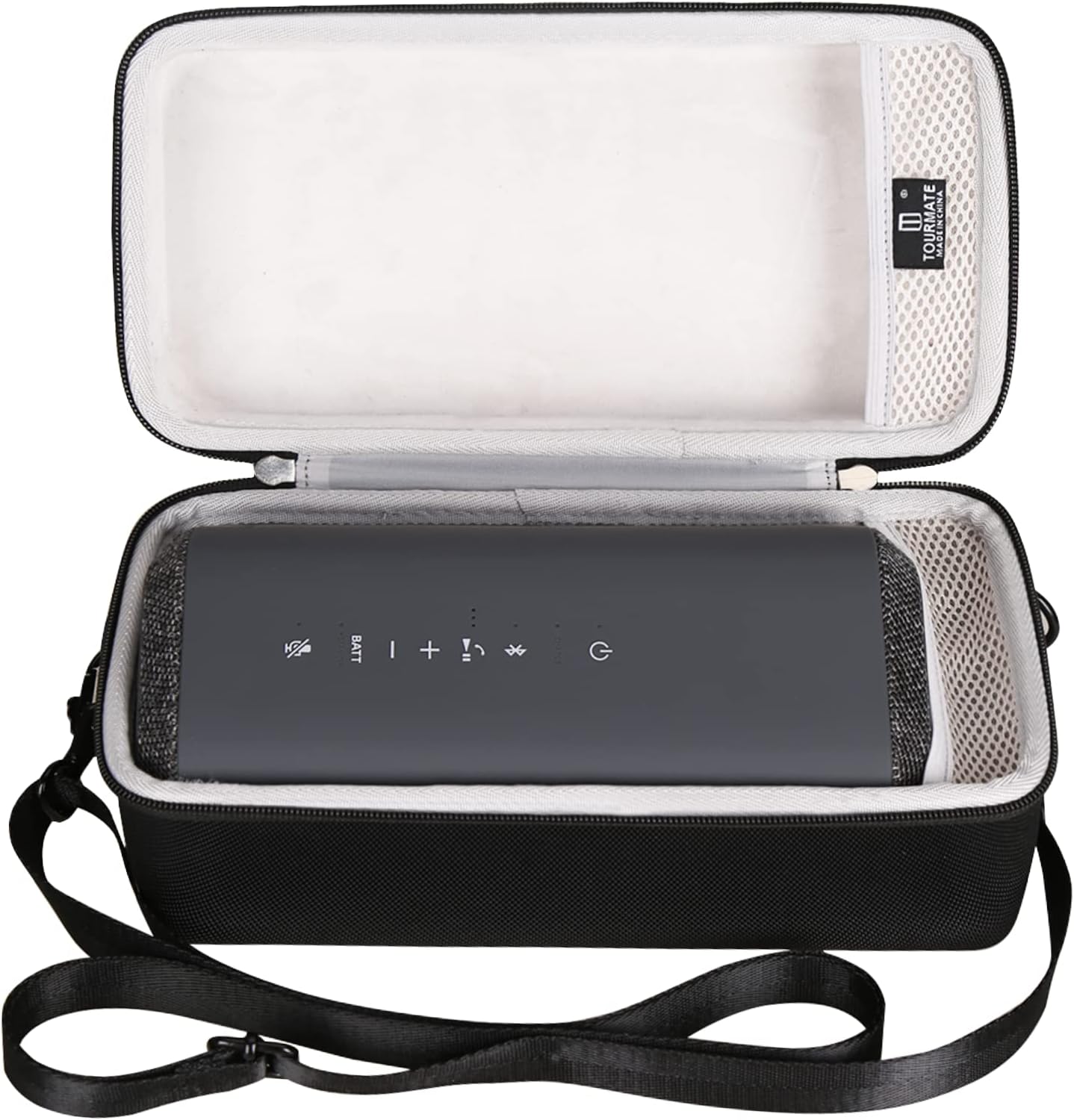 Travel Hard Case for Sony SRS-XE300 X-Series Wireless Portable Bluetooth Speaker, Protective Carrying Storage Bag Black