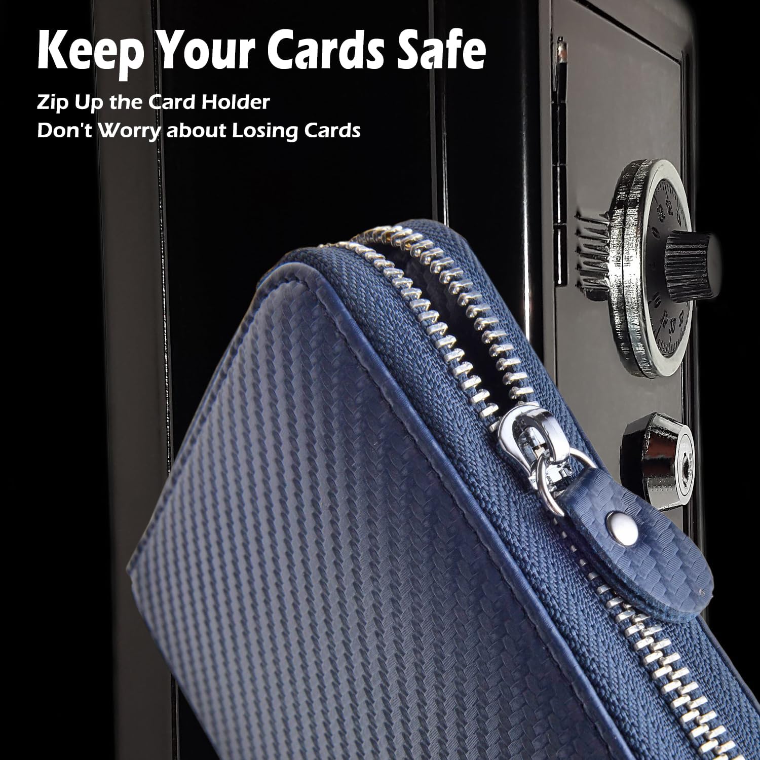 Credit Card Holder Wallet Large Leather Passport Case 42 Card Slots - Image 6