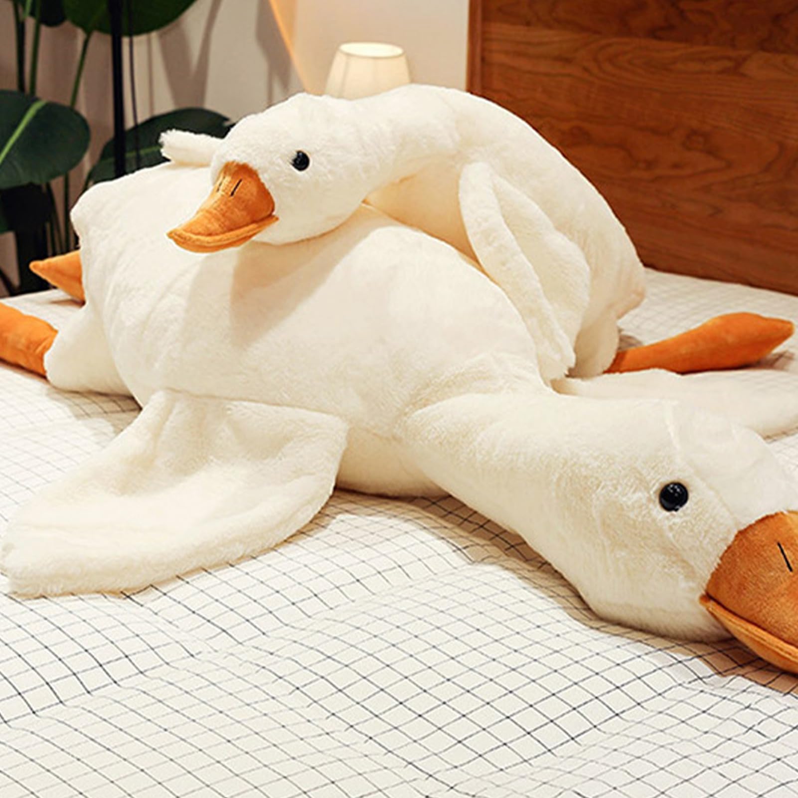 Peluche Bambola di Peluche, Cuscino Morbido e Carino per L'arredamento della Camera dei Bambini, Cotone PP, 1 unità (Grande)