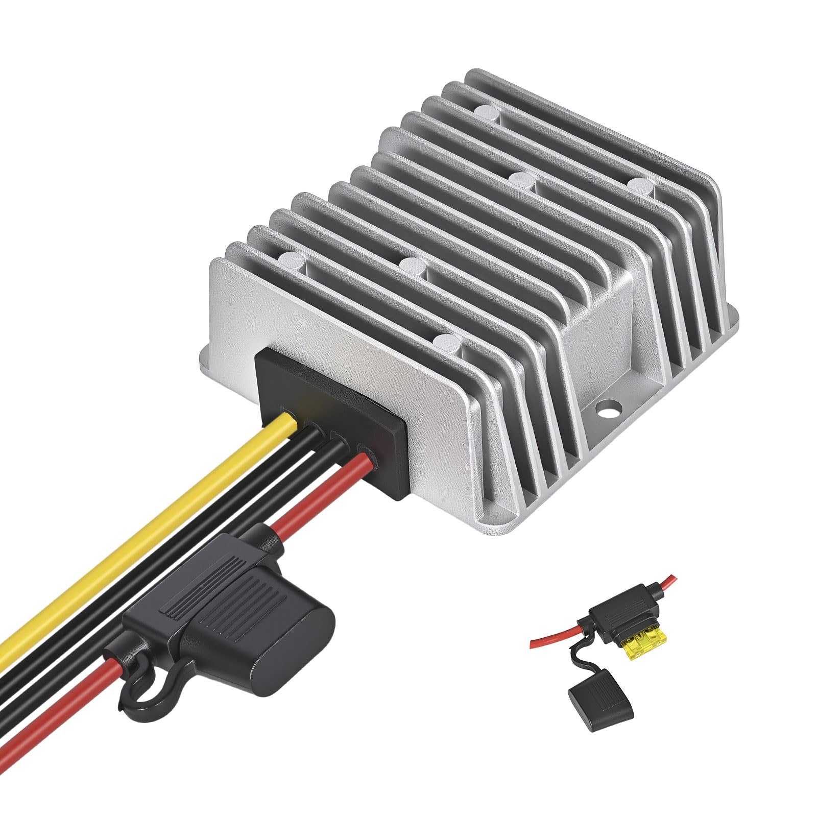 Photo 1 of AIUWIZO 20A 240W Golf Cart DC-DC 24V 36V 48V to 12V Waterproof Converter Voltage Regulator Reducer Transformer with Fuse, Professional Step Down Converter