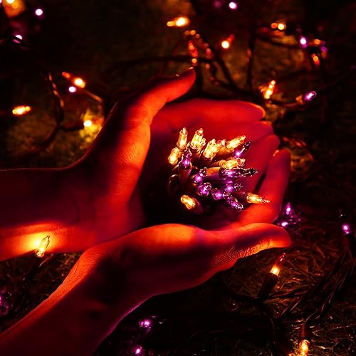 Vista 43 de Toodour Luces de Navidad transparentes, 12.5 pies, 50 unidades, incandescentes, para interiores y exteriores, con certificación UL, conectable