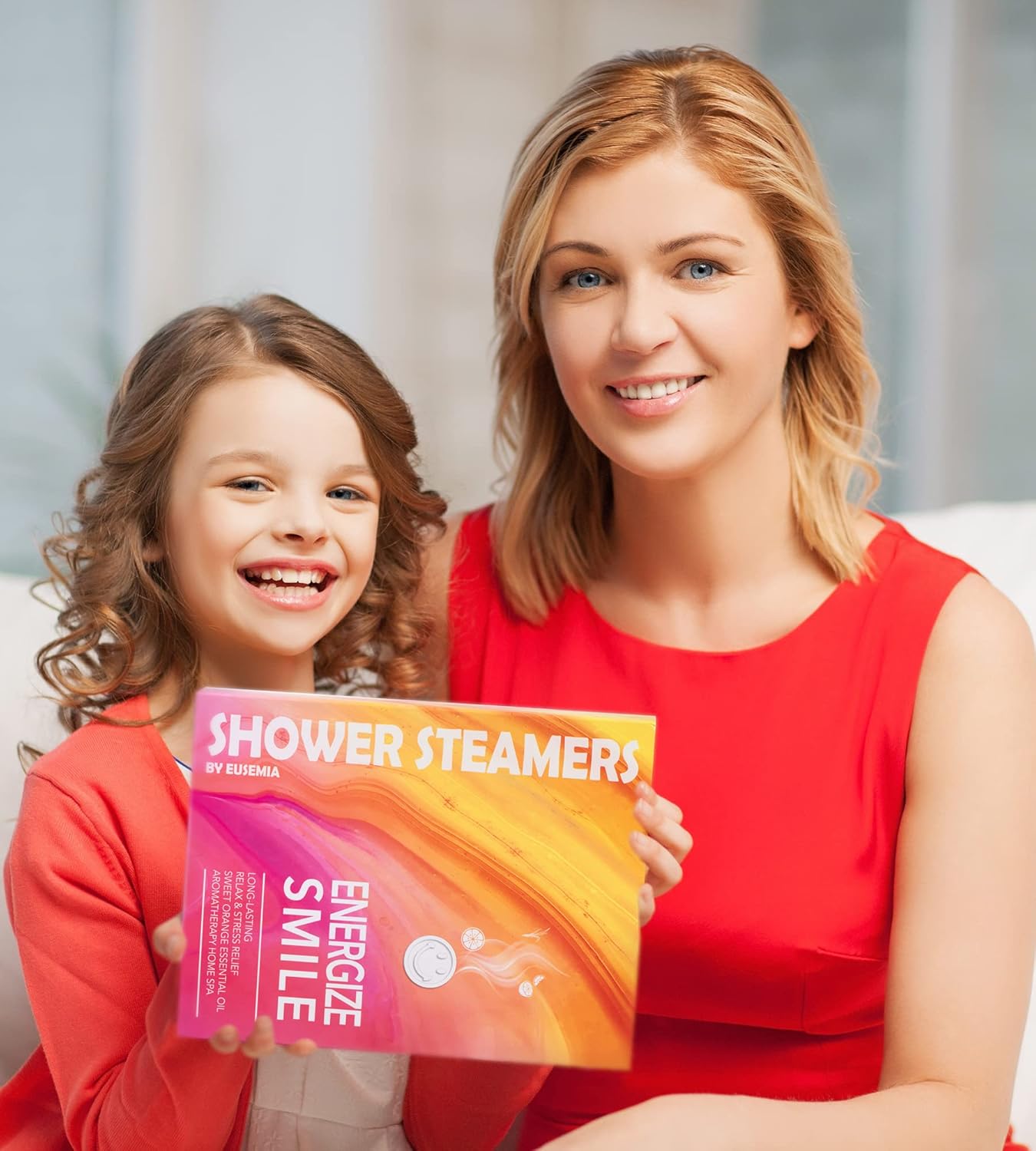 EUSEMIA Shower Steamers Aromatherapy Gifts for Women 12 Pcs Sweet Orange Scented Shower Bombs Steamer with Essential Oils Body Restore Shower Steamers for Stress Relief and Vitality(1PACK) : Beauty & Personal Care