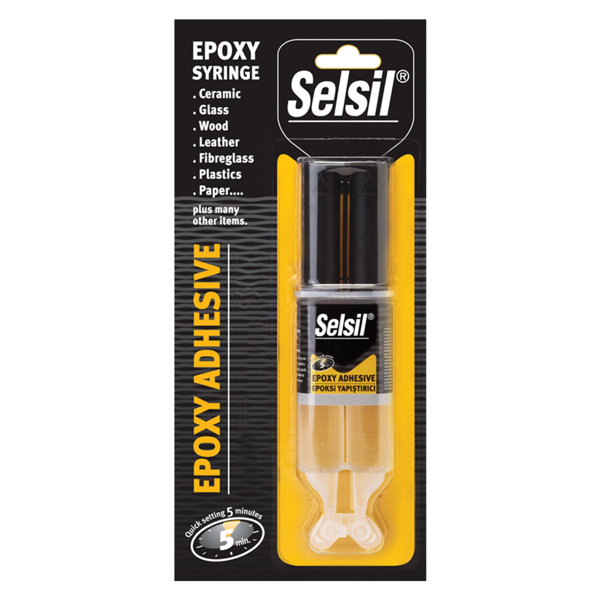 SelsilEpoxy Adhesive Quick Set 5 Minute - Household Repairs