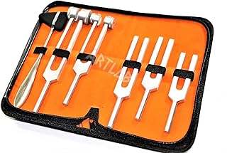 Tuning Fork Set of 5 Plus Taylor Hammer Medical Surgical Diagnostic Instruments Cynamed Premium Set