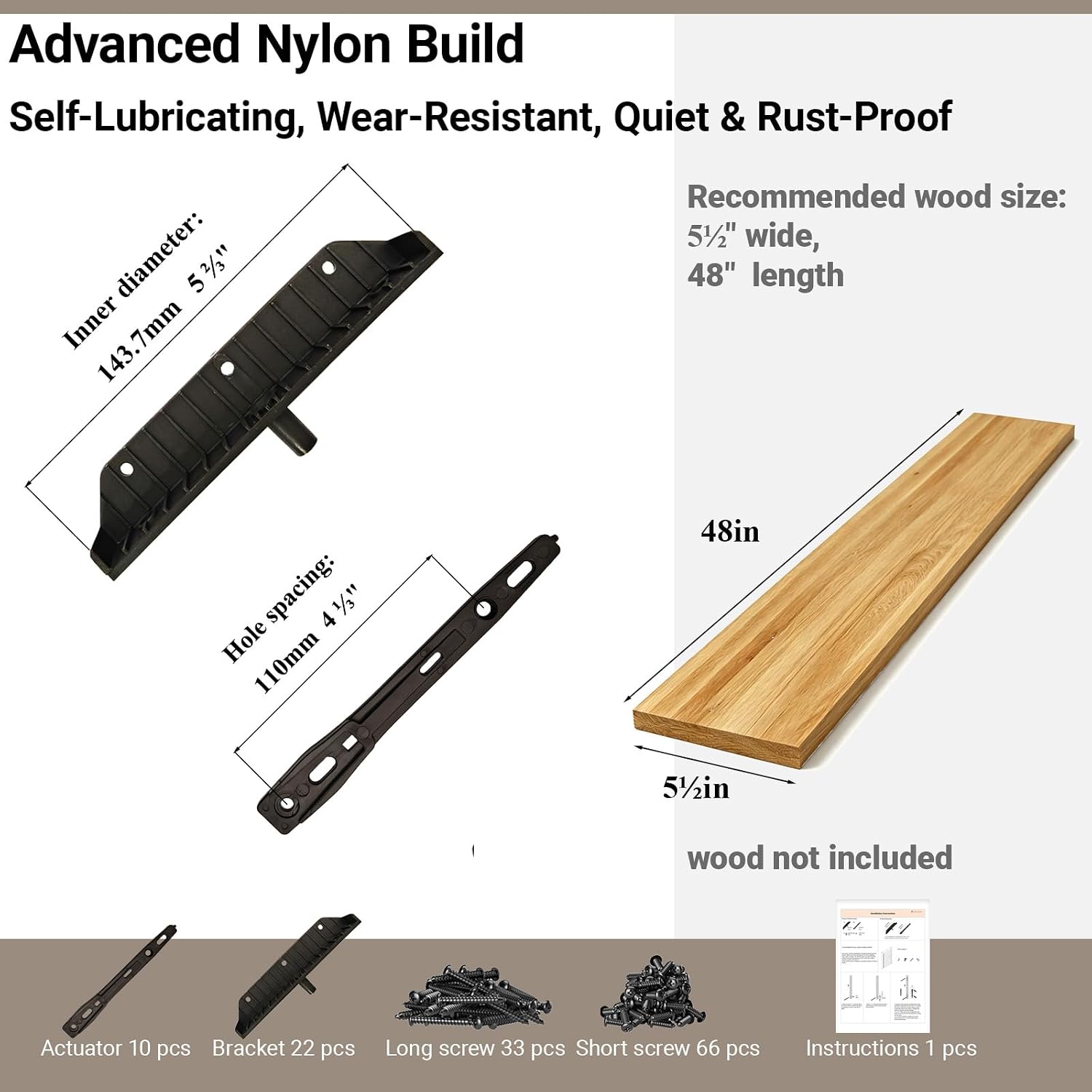 Louver Bracket Kit, Deck Sunblind System, 2 Pack image 2