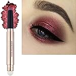 Metiplou Red Eyeshadow Stick Eyeliner pencil For Eye Makeup Cream Shimmer Smooth Glitter Dark Light Matte Single Crayon Primer Palette Hypoallergenic Natural Waterproof Long Lasting Eyeshadow 09