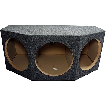 triple 8 inch subwoofer box ported
