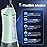 Water Flosser for Teeth Cleaning and Flossing, 5 Modes Rechargeable Cordless Oral Irrigator 320ml Water Tank Teeth Cleaner, IPX7 Waterproof Portable Electric Dentel Flossers for Home and Travel,Green