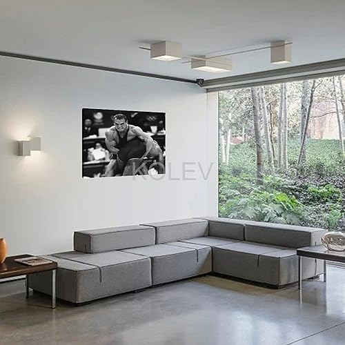 Miniatura 3 de Póster de arte en blanco y negro de Alexander Karelin Wrestling Match Wrestling Office Regalo inspirador Pos Póster de lienzo para decoración de