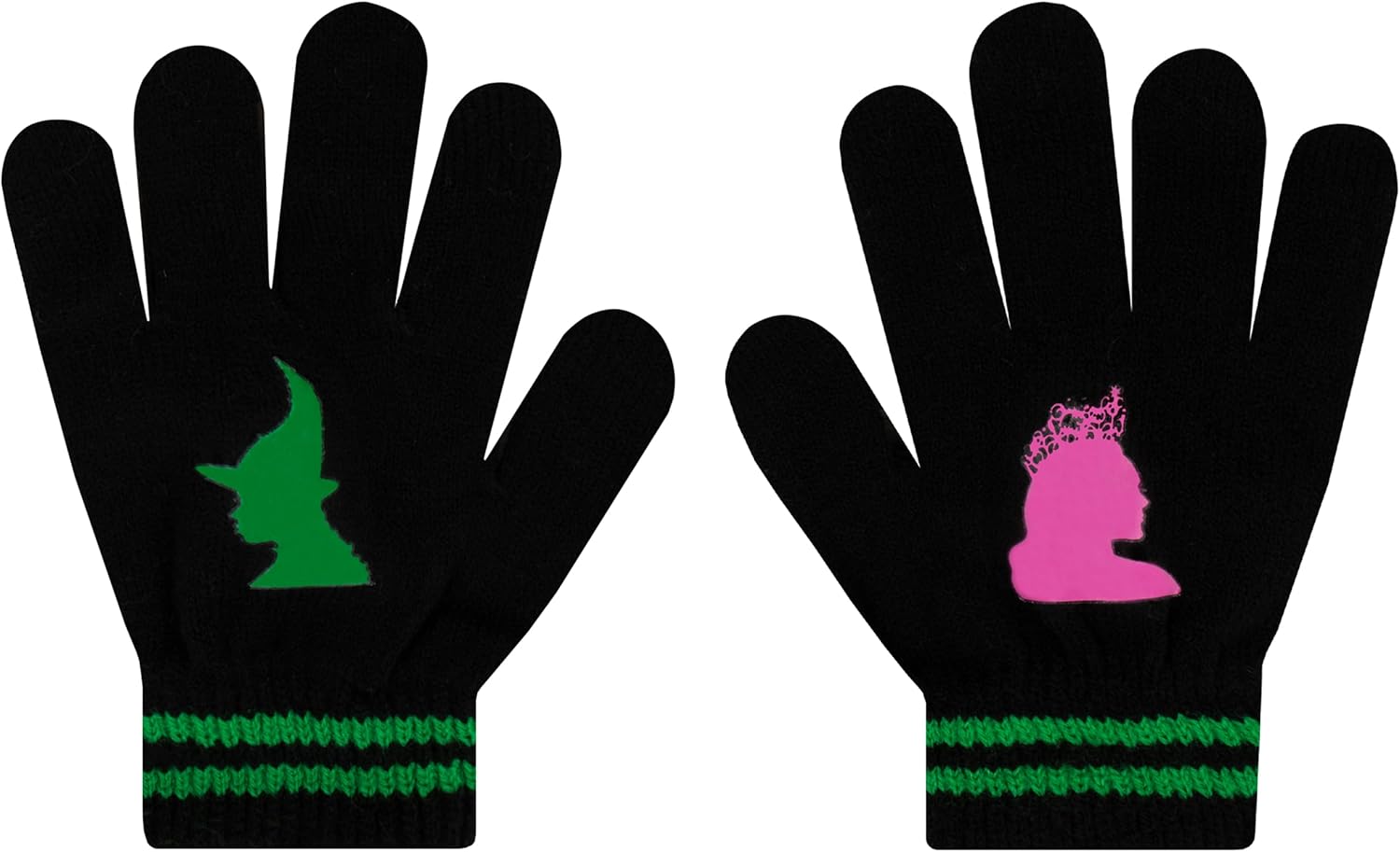 wicked Hat And Gloves For Girls, Glinda And Elphaba Kids Hat & Kids Winter Gloves, Green, One Size - Image 7