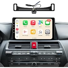 10" Android 13 Car Stereo for Honda Accord 8th Gen 2008-2013 - 4G+64G Wireless CarPlay Radio Upgrade with HD Touch Screen, GPS Navigation, 1080P Backup Camera, Bluetooth