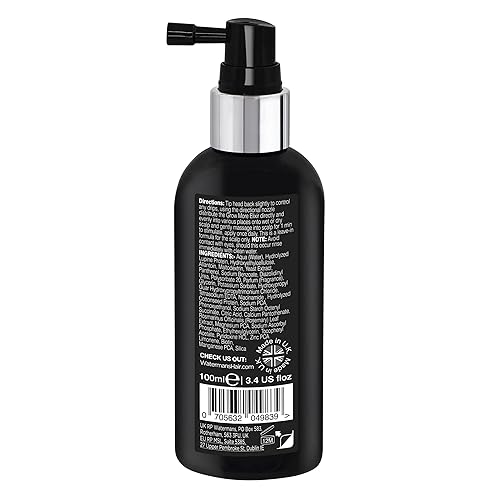 Miniatura 2 de Watermans Suero Grow More para el crecimiento del cabello | Apoya el cabello más grueso y fuerte con bloqueadores de biotina, romero y DHT | Ligero,