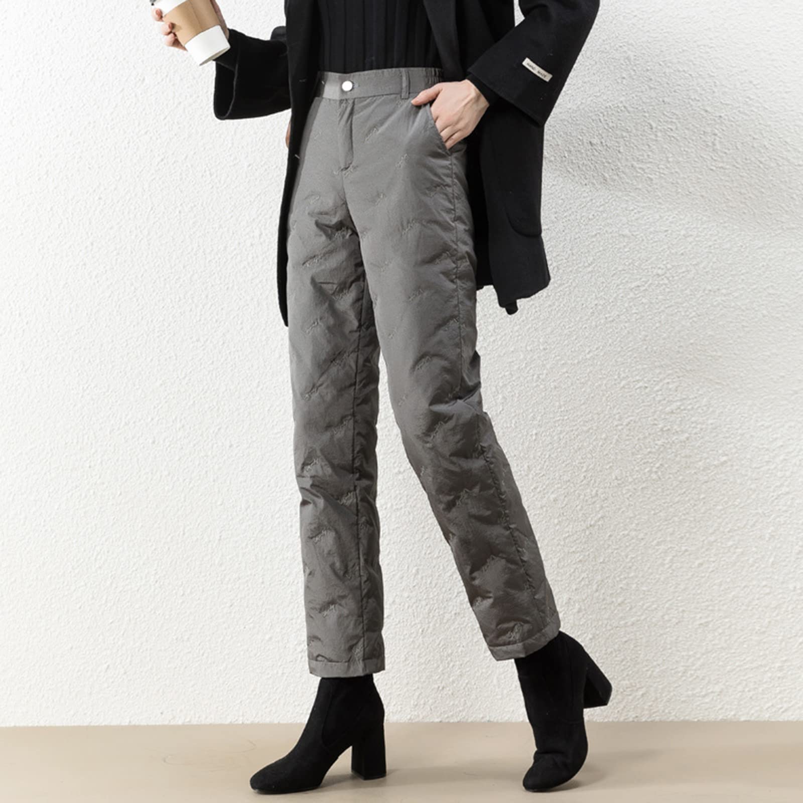 Loose Padded Down Pants,Waterproof Site 