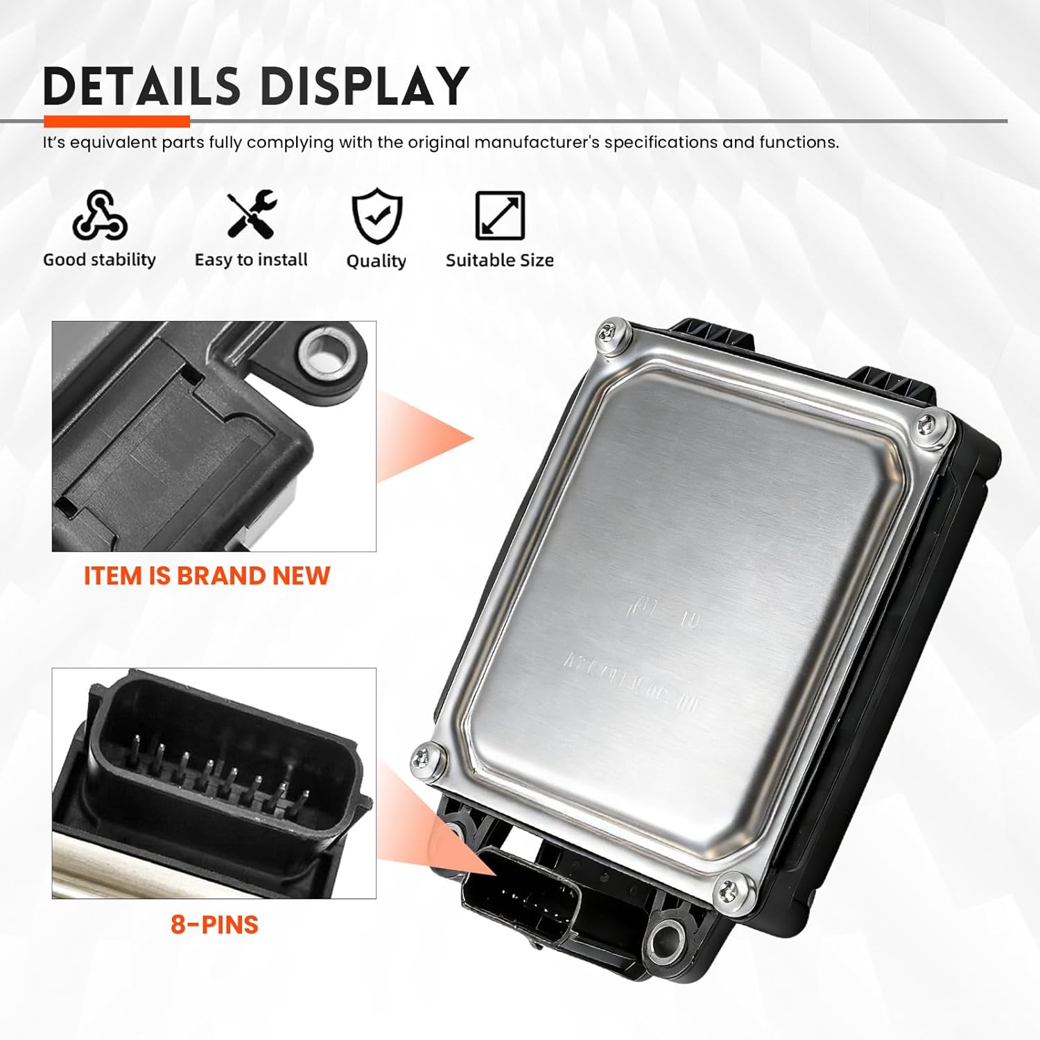 JC-3T14C689-AC Blind Spot Monitor Sensor Radar Module Compatible with F150 17-20 F250 Super Duty 20-22 F350 Super Duty 20-22 F450 Super Duty 18-22 JC3T-14C689-AA JC3Z14C689A JC3Z14C689C