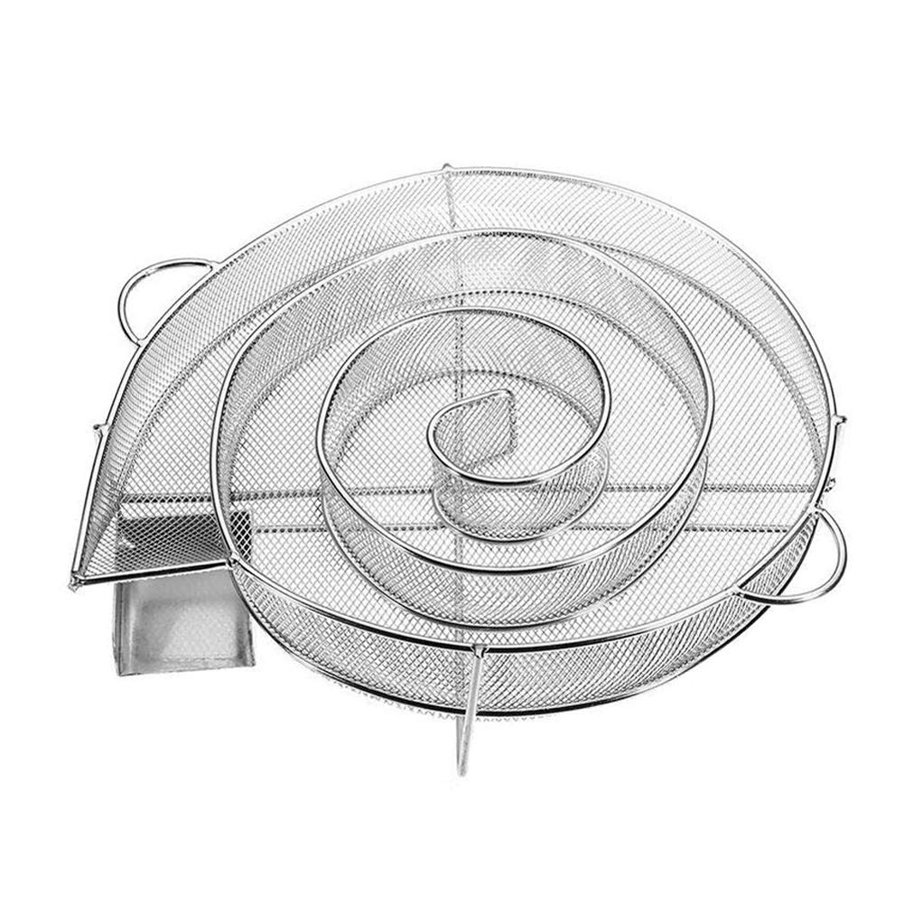 Kaltrauchgenerator Räucherschnecke Kaltraucherzeuger Kalträuchern BBQ Rund Edelstahl für Grill und Smoker