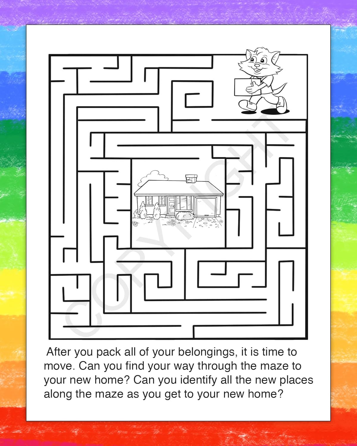 ZOCO – I Love My New Home Coloring Books (25 Bulk Pack, Without Crayons) – Realtor Handouts for Kids – Real Estate Marketing Materials