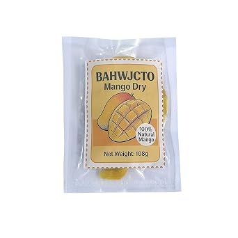 0 Added, Dried Mango Slice, Light Sweet Mango Strip, Office Snack, Healthy Preserved Fruit, Casual Candied Fruit, Thick Cut Dried Fruit, Sour And Sweet Dim Sum, 108g