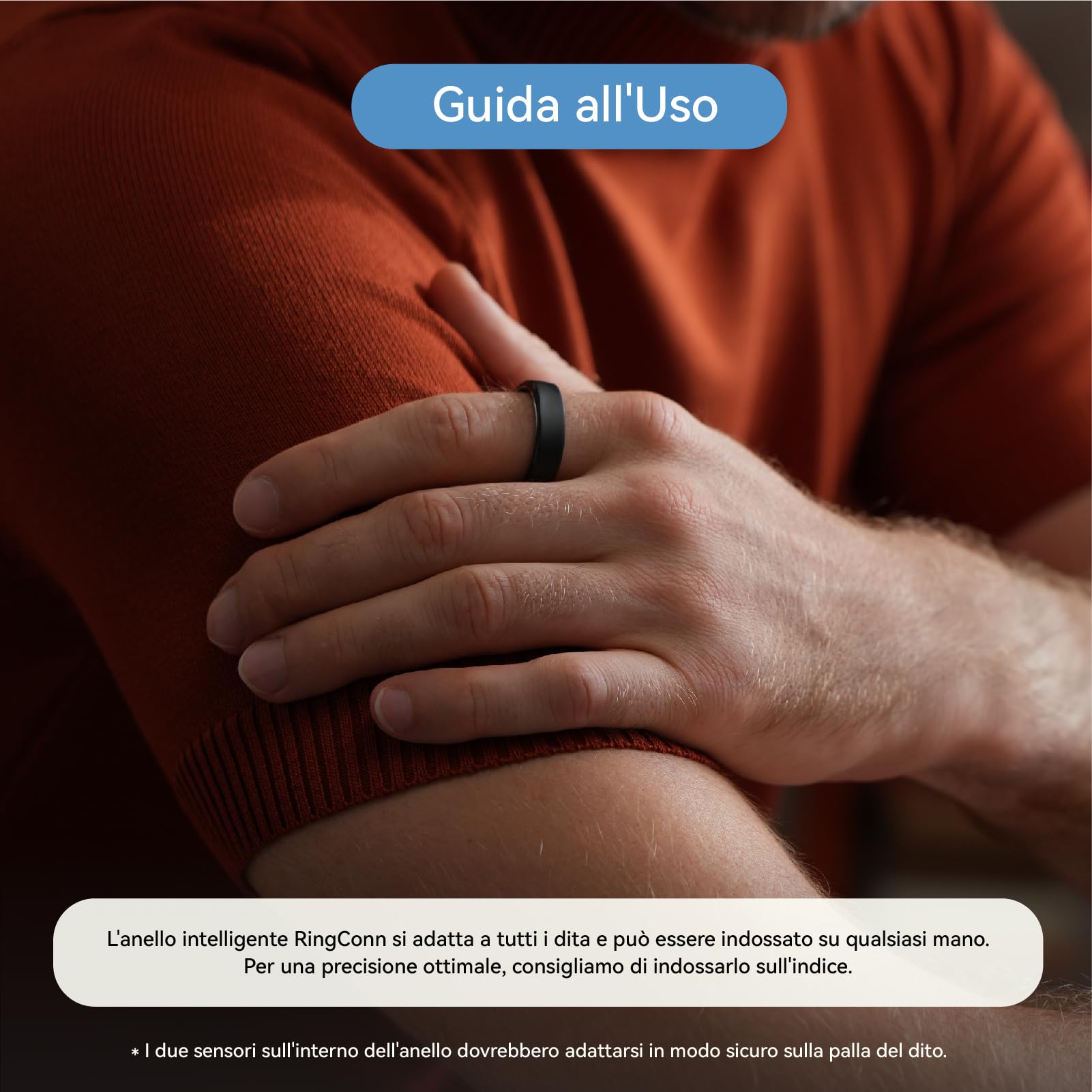 RingConn Gen 2 Smart Ring, Primo Al Mondo con Monitoraggio OSA, Nessun Abbonamento All'App, 12 Giorni di Batteria, Tracker di Stress/Frequenza Cardiaca/Salute Femminile, Compatibile Con Android e iOS
