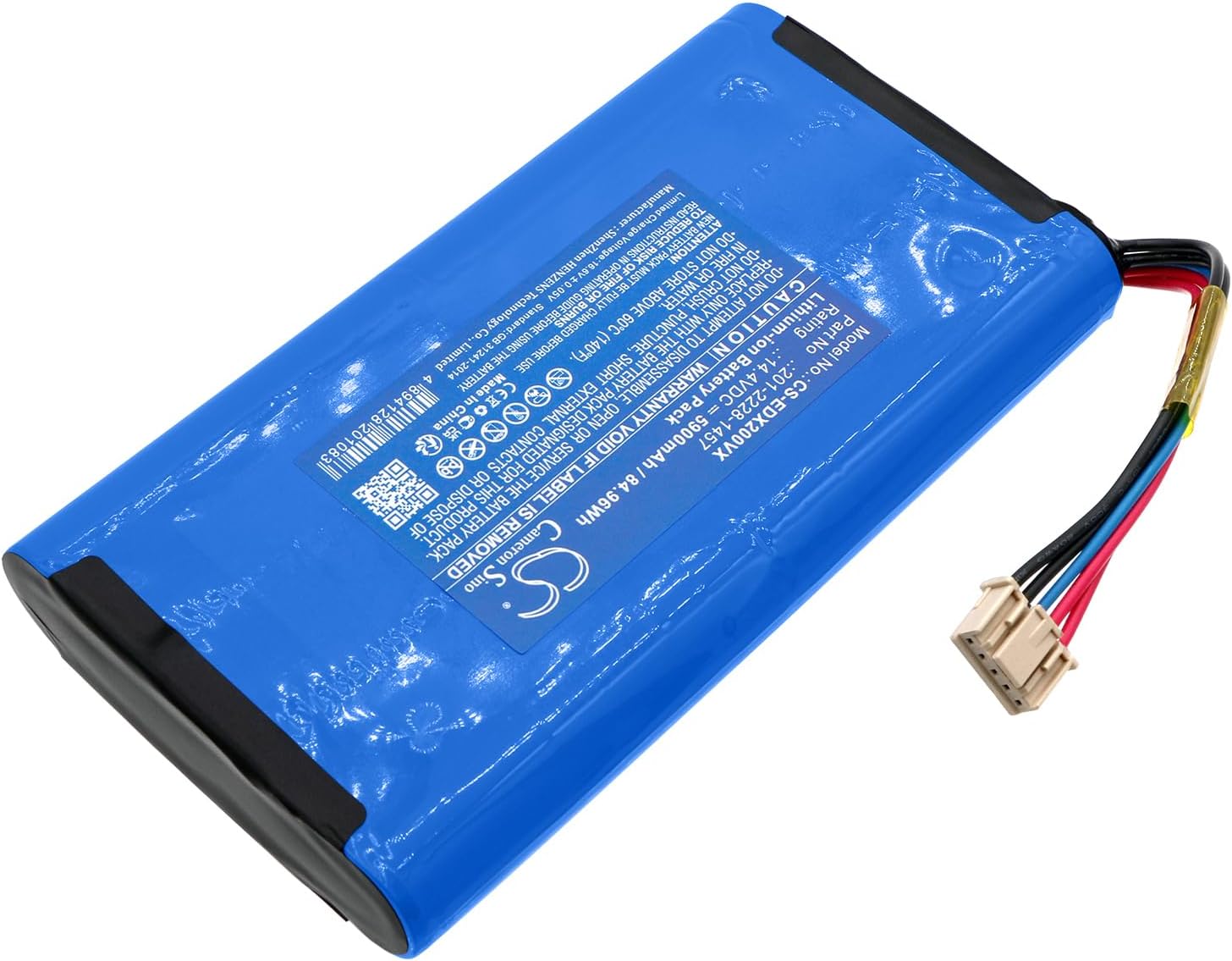 CS Battery for Ecovacs Deebot X2 Omni, DX2OMNI PN:Ecovacs 201-2228-1457, S19-LI-144-6400 5900mAh / 84.96Wh