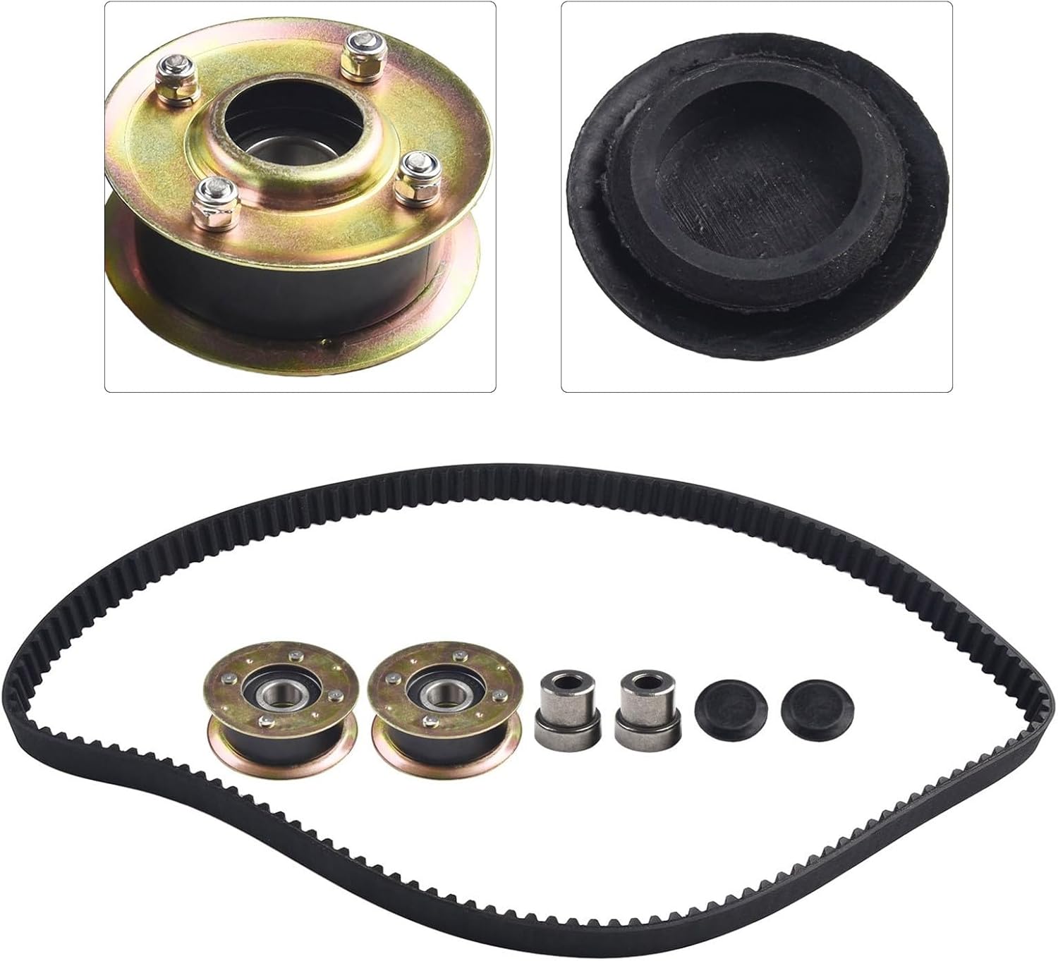 Minhe Garden Mower Idler Pulley Belt Assembly For 30In Deck, Replaces 125-2532 131-4506, Compatible With 2199HD 21810 And Walk-Behind 22205TE