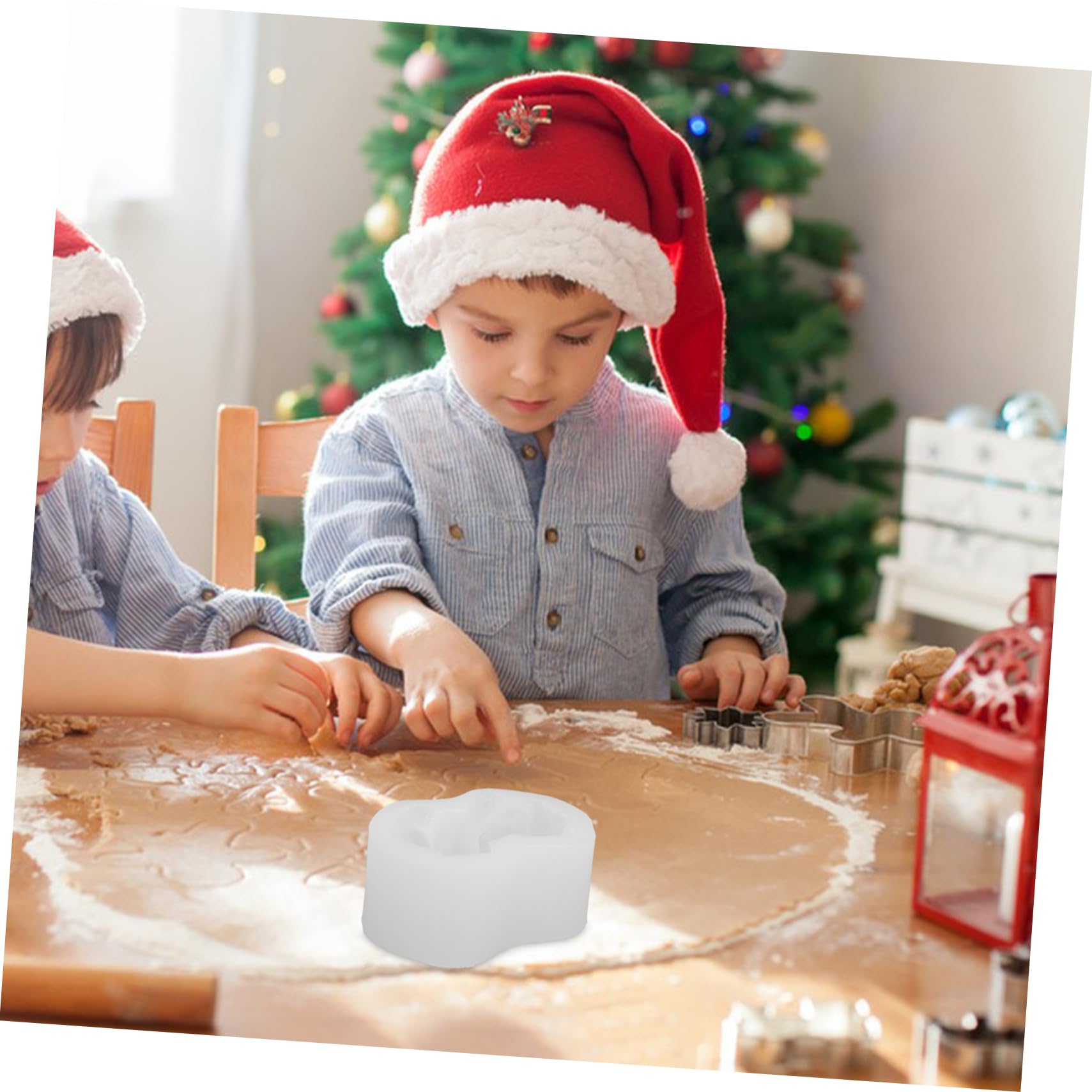 Moule à Gâteau Mousse De Chien Moule à Cookies Gâteaux Pour Événements Et Fêtes Blanc Durable Et Facile à Nettoyer