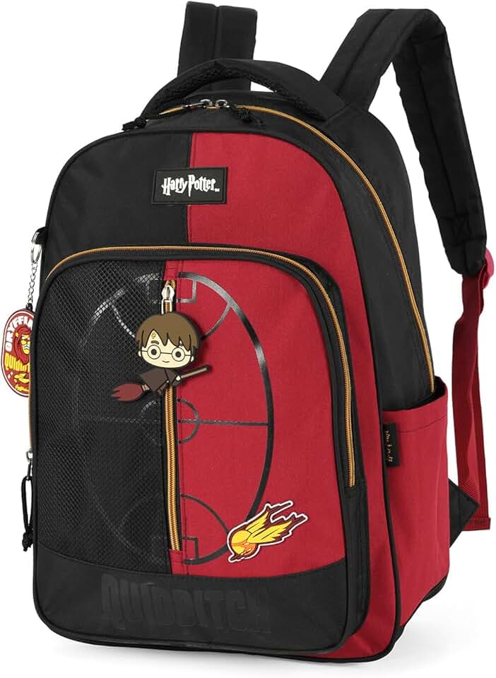Mochila Masculina Harry Potter Preto Luxcel IS42281HP