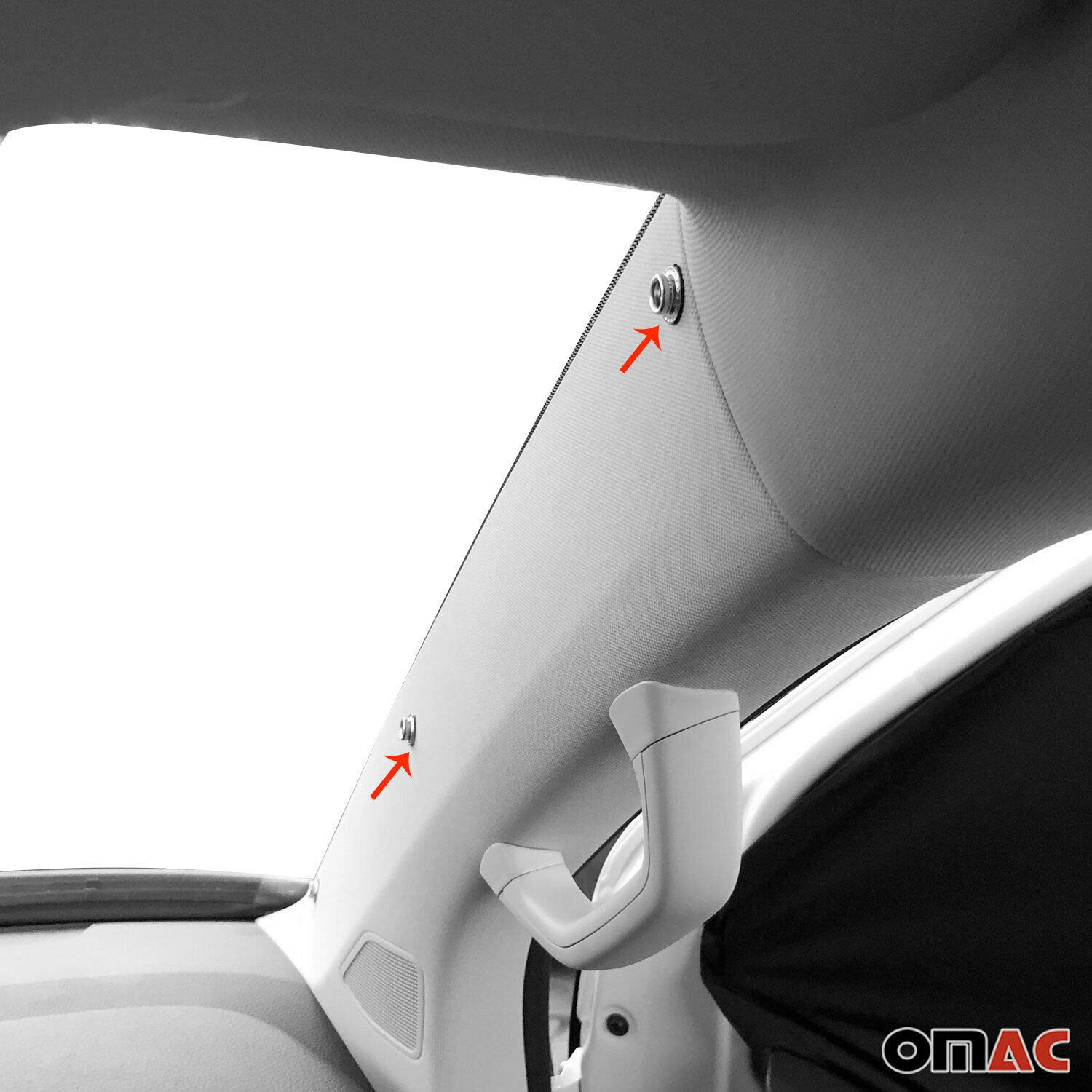 Rideaux Pare-Soleil magnétique pour pour VW T5 T6 T6.1 Transporter Multivan Caravelle 2003-2024 Gris-Noir Tissu