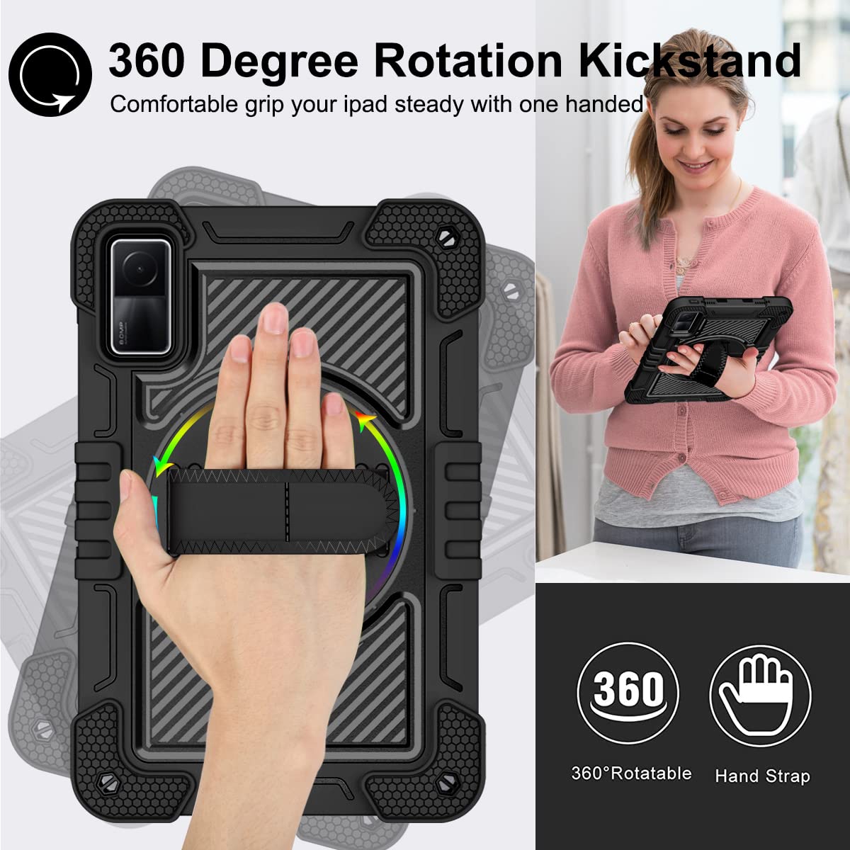 Amazon.com: YOUULAR Tablet Case for Xiaomi Redmi Pad 10.61 inches