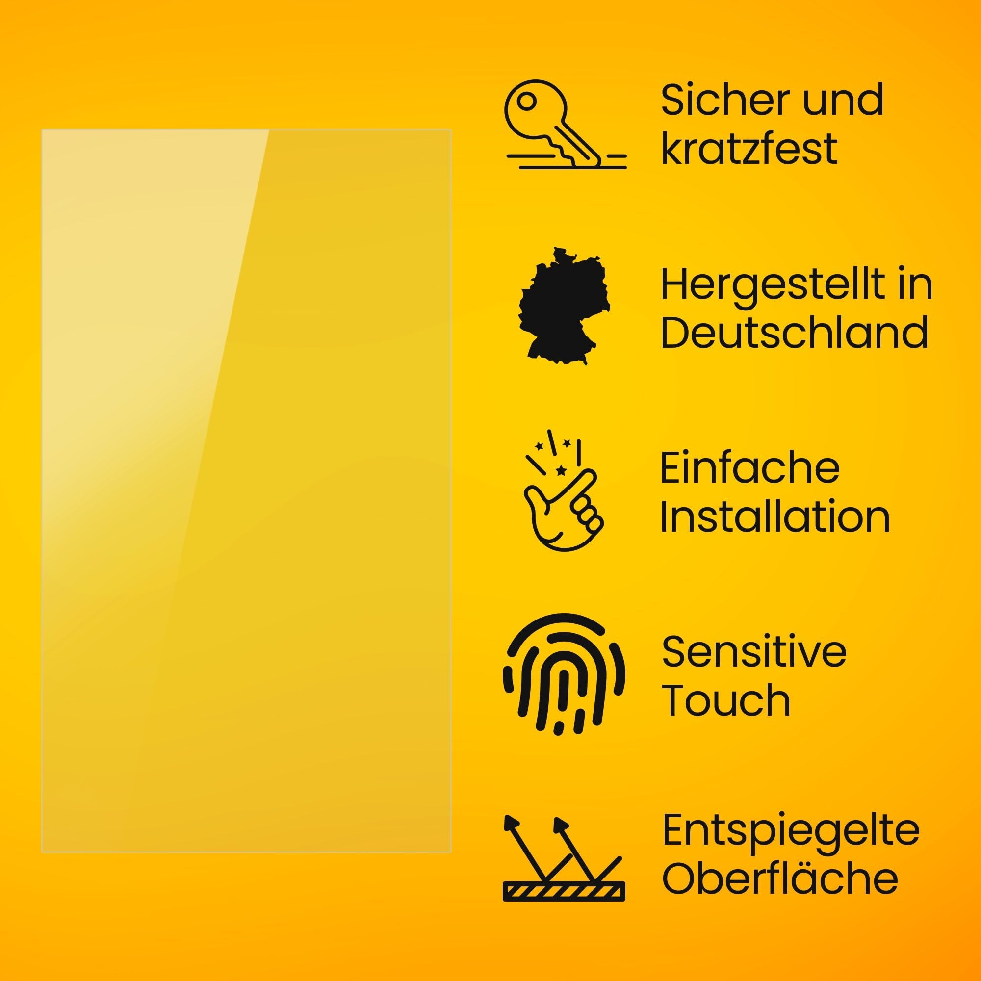 atFoliX Displayfolie kompatibel mit Andoer Digitaler Bilderrahmen 10 Zoll 1024x600 Schutzfolie, entspiegelnde und stoßdämpfende FX Folie