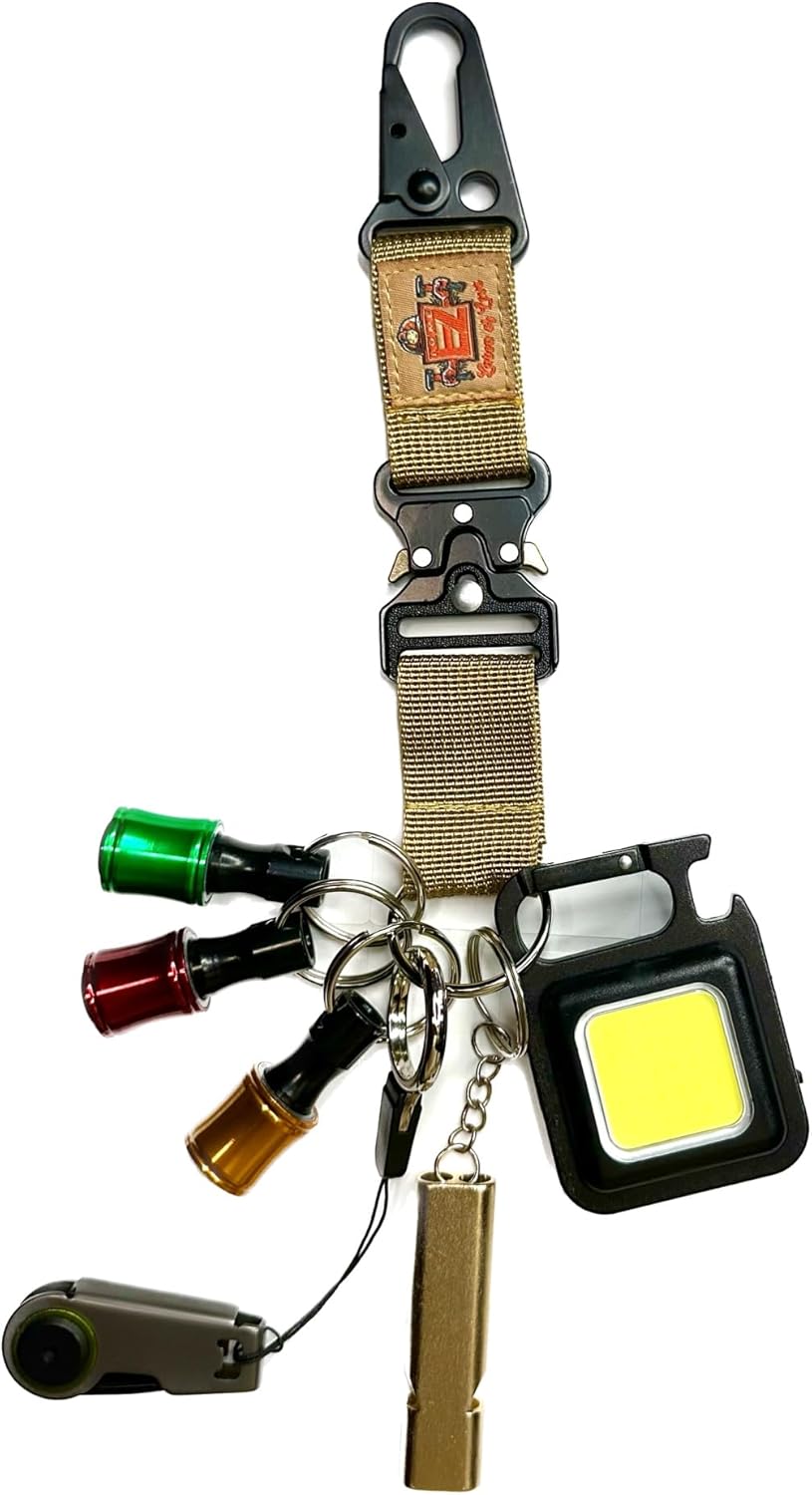 EZ Clip 1/4 Bit Holder, LED Light, Whistle, Pocket Blade